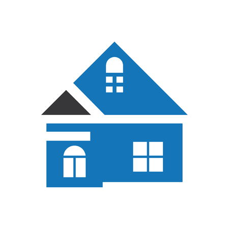 Home Icon Vector Blue 2のイラスト素材