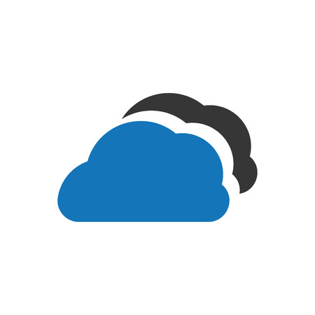 Cloud icon vectorのイラスト素材