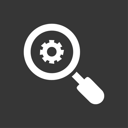 Research icon vectorのイラスト素材