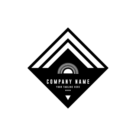 Badge logo - badges and labels logo - vintage logo - Vector Black 9のイラスト素材