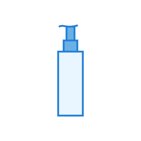 Perfume icon linear style - body spray icon vector blueのイラスト素材