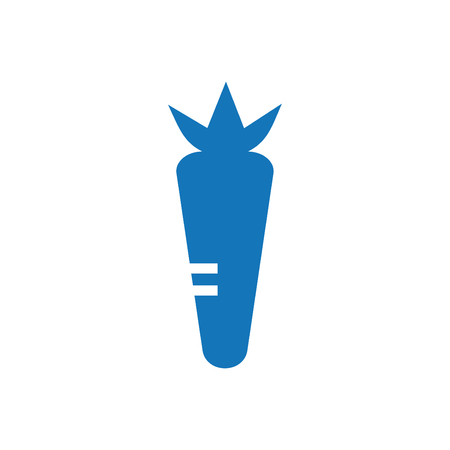 Carrot Icon Blueのイラスト素材