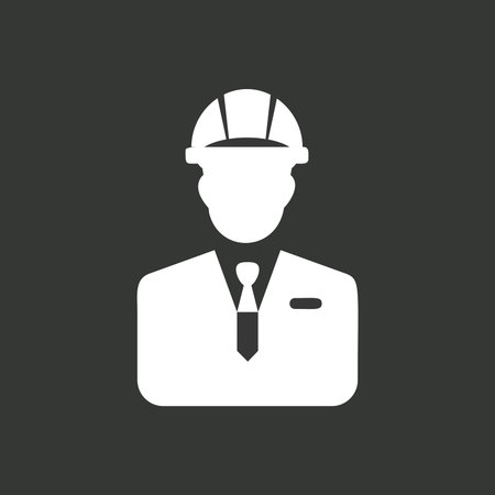 Engineer icon vectorのイラスト素材