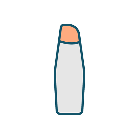 Women beauty product icon linear style colorfulのイラスト素材