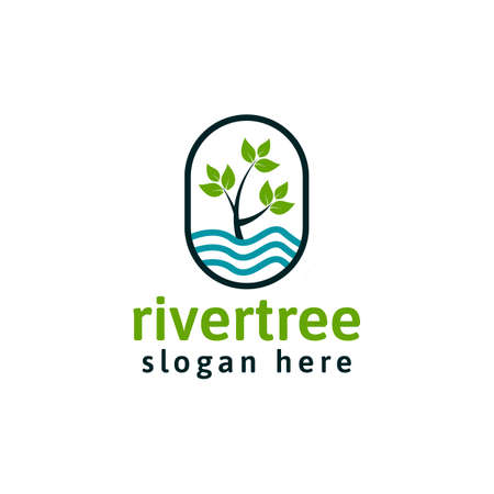 River treeのイラスト素材