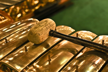 Gamelan, Javanese Traditional Music Instrumentの写真素材