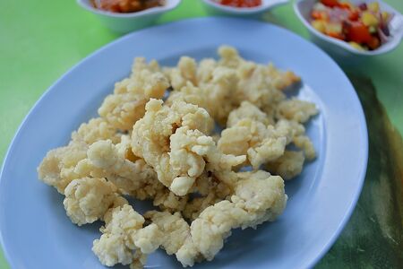Cumi Crispy, Delicious crispy Stir Fried Squidの写真素材