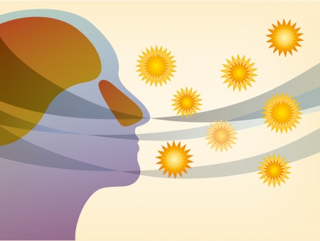 Headache_beigeのイラスト素材