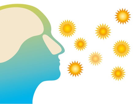 Headache_greenのイラスト素材