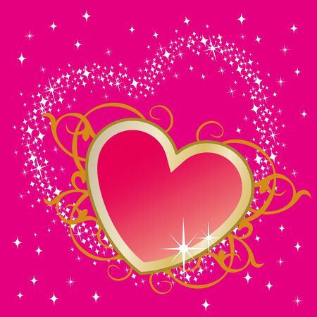 Hart s lovely illustrationのイラスト素材