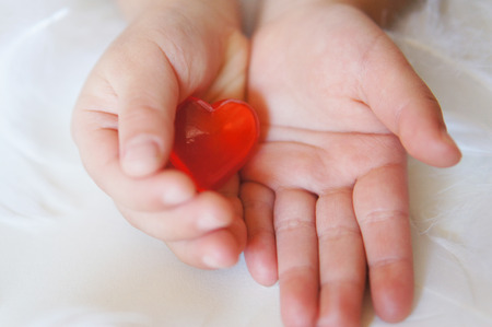 Angel wings and heartの写真素材