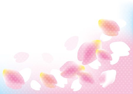 Illustration of beautiful cherry tree sakuraのイラスト素材