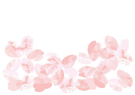 Illustration of beautiful cherry tree sakuraの写真素材
