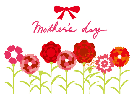 Carnation of Mother \ &#39;s Dayのイラスト素材