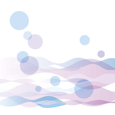 Beautiful water of illustrationsのイラスト素材