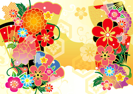 The beautiful pattern of Japanのイラスト素材