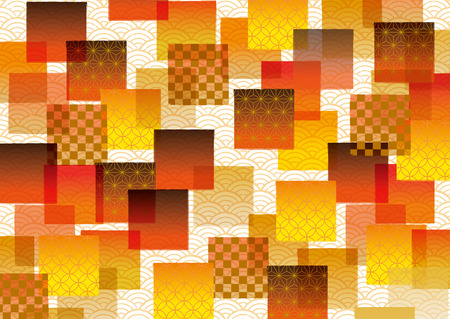 The beautiful pattern of Japanのイラスト素材