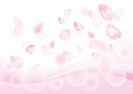 eautiful cherry blossoms of Japanのイラスト素材