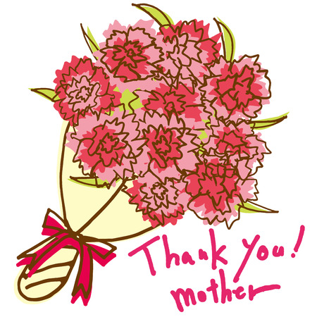 Thank you for Mother's Dayのイラスト素材