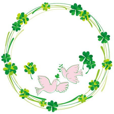 Happiness of cloverのイラスト素材