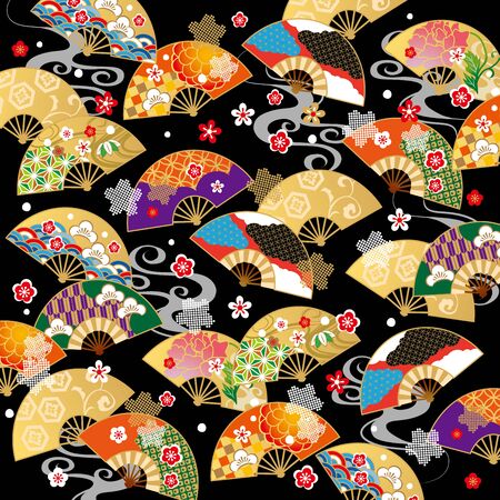The beautiful pattern of Japanのイラスト素材