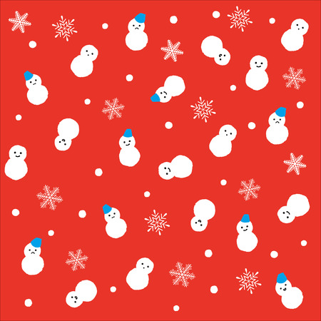 Snowman of Japanのイラスト素材