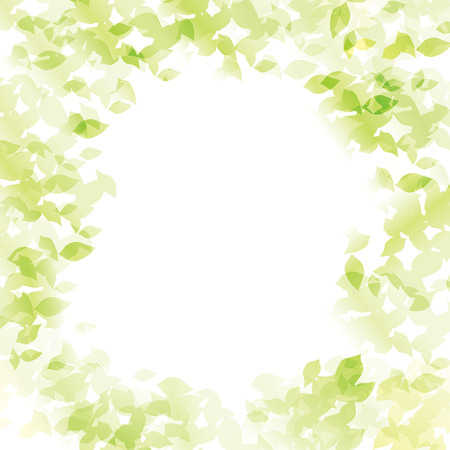 Leaves exposed to light vector.のイラスト素材