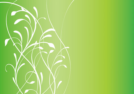 Green full of life forceのイラスト素材