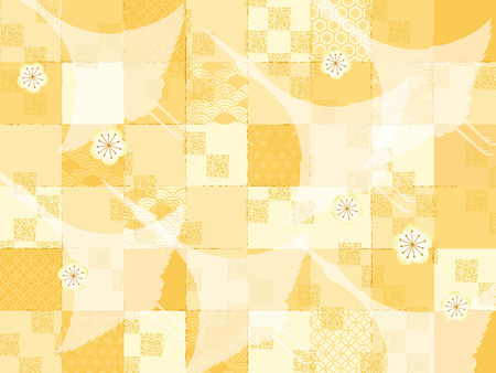 Japanese style patternのイラスト素材