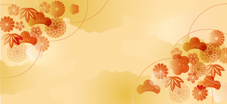 The pattern of Japanese New Year illustration.のイラスト素材