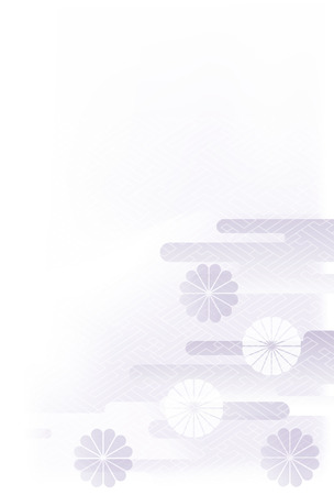 Abstract flower design for posters and paperのイラスト素材