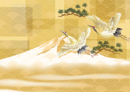 Japanese Wallpaper Patternの写真素材