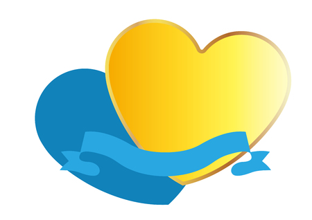 Father's Day plate of yellow rosesのイラスト素材