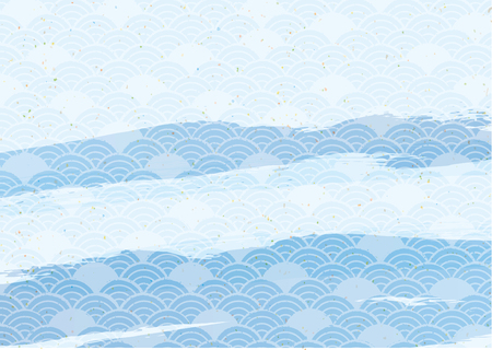 It is a traditional background image of Japanのイラスト素材