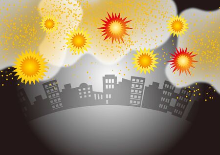 Background material for viruses and recent imagesのイラスト素材