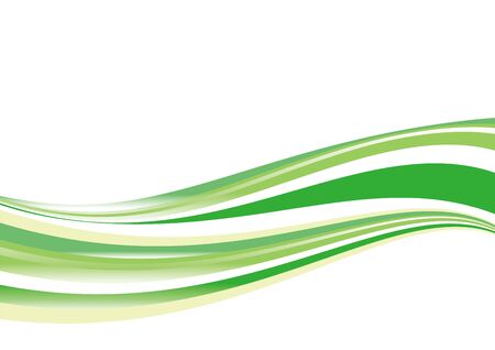 Image of curved green backgroundのイラスト素材