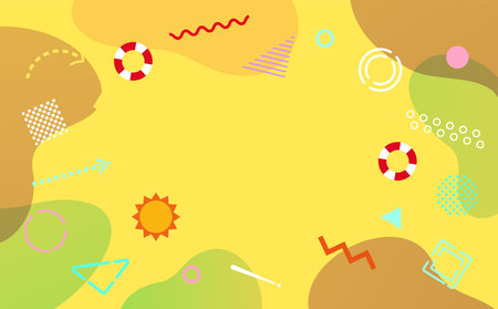 Business image simple illustration backgroundのイラスト素材