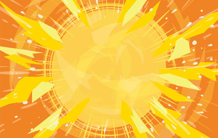 Manga comic concentrated line radiation background illustrationのイラスト素材