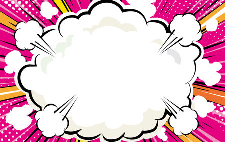 Manga comic concentrated line radiation background illustrationのイラスト素材