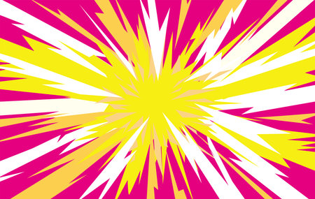 Manga comic concentrated line radiation background illustrationのイラスト素材