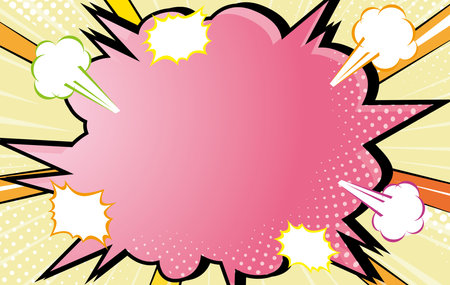 Manga comic concentrated line radiation background illustrationのイラスト素材