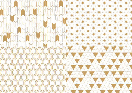 New Year New Year's card material background illustrationのイラスト素材