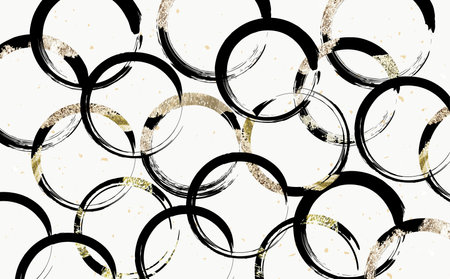 New Year New Year's card material background illustrationのイラスト素材