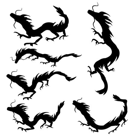 New Year's card material illustration for 2024 Year of the Dragonのイラスト素材