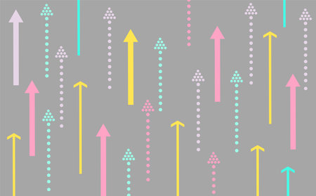 Business pop geometry background illustrationのイラスト素材