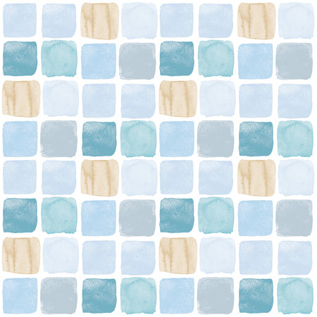 Blue Watercolor Water Image Backgroundの写真素材