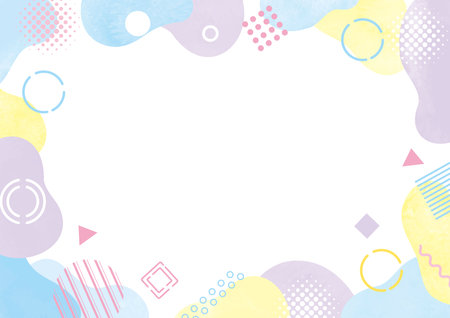 Business Pop Geometric Background Illustrationのイラスト素材