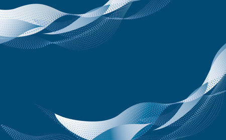 Business dot line geometric background illustrationのイラスト素材