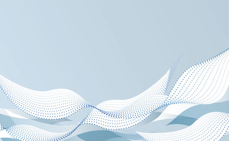 Business dot line geometric background illustrationのイラスト素材