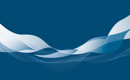 Business dot line geometric background illustrationのイラスト素材